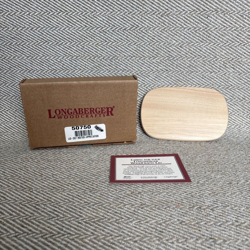 Longaberger Hostess‎ Appreciation Lid #50750